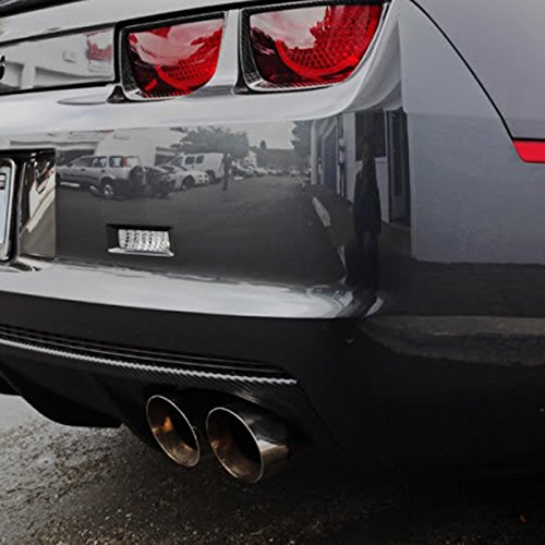 Dual 4" Stainless Steel Exhaust Tips for Camaro
