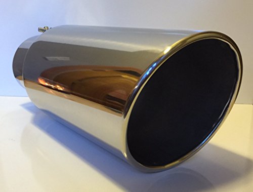 Polished Stainless Steel 5" Rolled Diesel Exhaust Tip