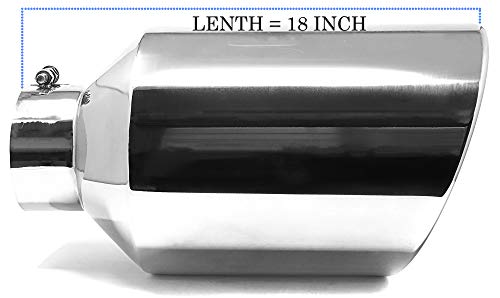 Stainless Steel 5" Inlet 10" Outlet Diesel Exhaust Tip