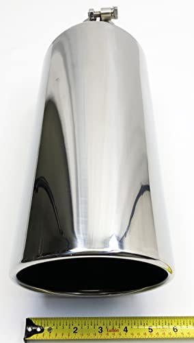 6" Dia 18" Long Rolled Slant Exhaust Tip