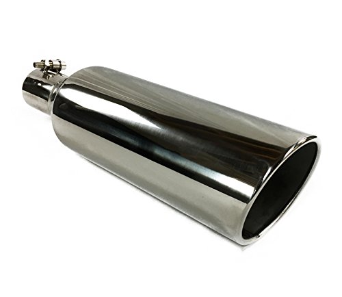 6" Dia 18" Long Rolled Slant Exhaust Tip