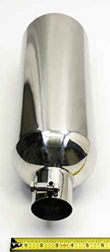 6" Dia 18" Long Rolled Slant Exhaust Tip