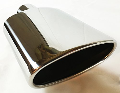 Polished Stainless Steel Rolled Oval Exhaust Tip