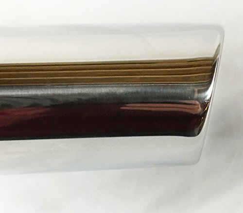 Polished Stainless Steel Rolled Oval Exhaust Tip