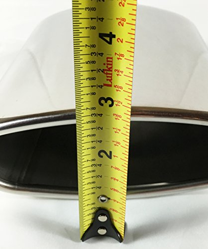 Polished Stainless Steel Rolled Oval Exhaust Tip