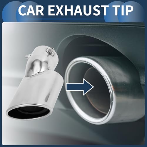 INFINAUTO Stainless Steel Slant Exhaust Tip for Honda Civic