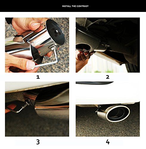 Polished Chrome Exhaust Tip for 2016-2020 Honda Civic
