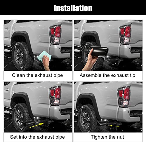 Stainless Steel Exhaust Tip for Toyota Tacoma 2018-2022