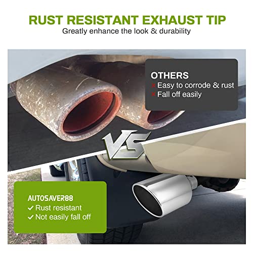 Chrome-Plated 4" Inlet Stainless Steel Exhaust Tip