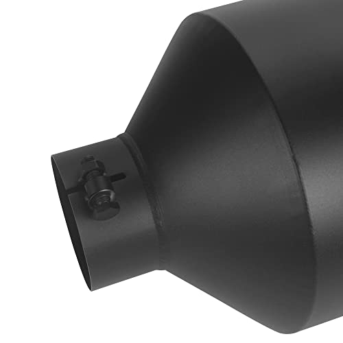 Universal Diesel Truck Exhaust Tip - 4" Inlet, 10" Outlet