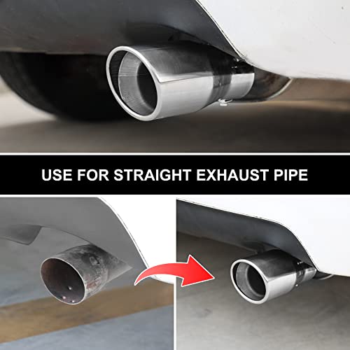 Adjustable Chrome Stainless Steel Exhaust Tips