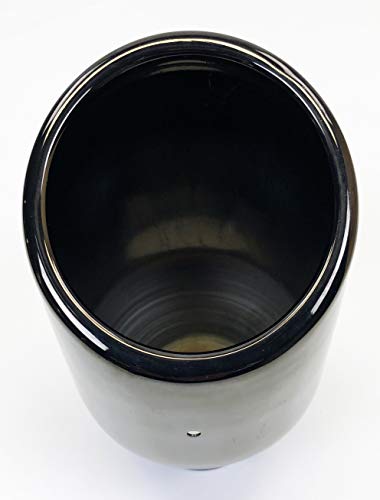 304 Stainless Black Chrome Exhaust Tip 2.25" Inlet