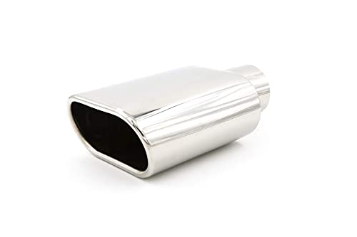 Stainless Steel 5.5x3 Exhaust Tip - 2.5" Inlet