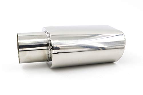 Stainless Steel 5.5x3 Exhaust Tip - 2.5" Inlet