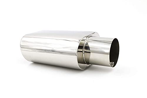 Stainless Steel 5.5x3 Exhaust Tip - 2.5" Inlet