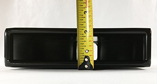 Black Stainless Steel Rectangular Exhaust Tip 7.75" x 2.25