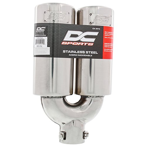 DC Sport Stainless Steel Oval Slant Cut Exhaust Tip