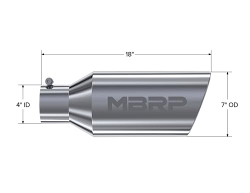 MBRP T5126 7" Rolled End Exhaust Tip