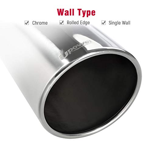 Upower 5" to 7" Diesel Exhaust Tip, Polished Stainless