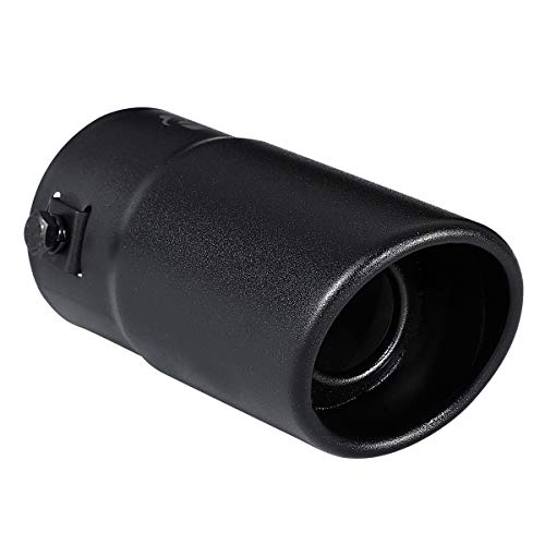 Black Stainless Steel Exhaust Tip for 1.5-2 Inch Pipes