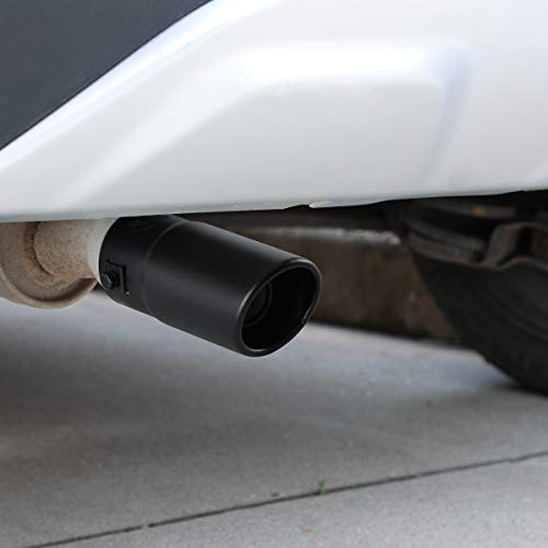 Black Stainless Steel Exhaust Tip for 1.5-2 Inch Pipes
