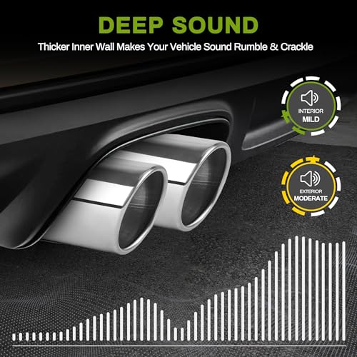 AUTOSAVER88 Adjustable Chrome Exhaust Tip 1.5"-2