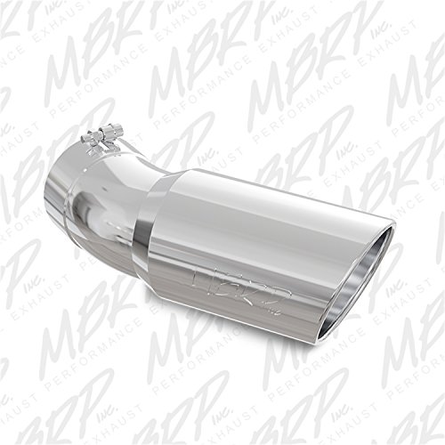 MBRP T5154 Angled Rolled End Exhaust Tip for Truck