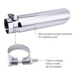 Universal 2.5" Inlet Stainless Steel Exhaust Tip