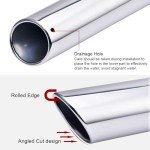 Universal 2.5" Inlet Stainless Steel Exhaust Tip