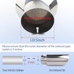 5" Inlet 7" Outlet Stainless Steel Diesel Exhaust Tip