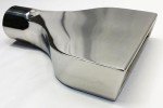 Wesdon Stainless Steel Rolled Rectangle Exhaust Tip