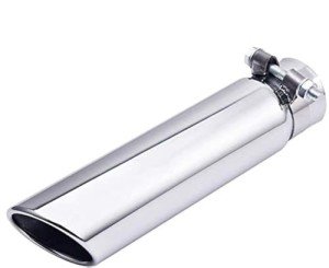 Universal 2.5" Inlet Stainless Steel Exhaust Tip