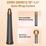 ZEPHBLOW Long Gold Conical Barrel for Dyson Airwrap