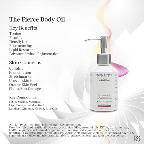 Pietro Simone Skincare Fierce Body Oil 6.7oz