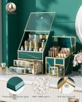 CoralHouse Large Green Makeup Organizer Box