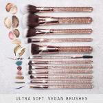 Niré Beauty 15-Piece Glitter Makeup Brush Set