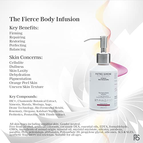 Pietro Simone Skincare Fierce Body Infusion, 6.7 oz