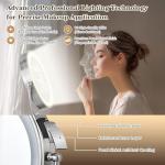 VESAUR 11" Lighted Double-Sided Makeup Mirror