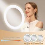 VESAUR 11" Lighted Double-Sided Makeup Mirror