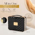 NJ GLAM Portable Makeup Case with Lighted Mirror