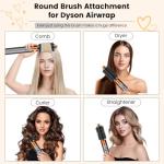 PureGust 2.3-Inch Volumizing Brush Attachment for Dyson