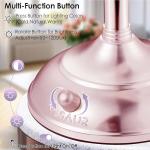 Rose Gold Lighted Double-Sided Makeup Mirror