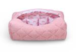 Plush Pink Sherpa Makeup and Hair Tool Bag