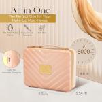 NJ GLAM LED Travel Makeup Case with Mini Mirror