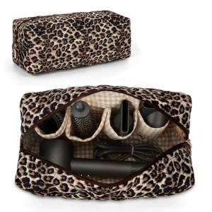 HiTotes Hair Tools Travel Bag Compatible with Dyson Airwrap Cute Floral Travel Case for Shark Flexstyle Hair Tools Organizer