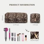 HiTotes Hair Tools Travel Bag Compatible with Dyson Airwrap Cute Floral Travel Case for Shark Flexstyle Hair Tools Organizer