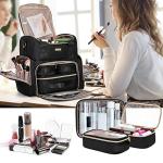 Prokva Double Layer Makeup Organizer with Cases