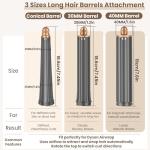 PUREGUST Long Hair Barrels for Dyson Airwrap