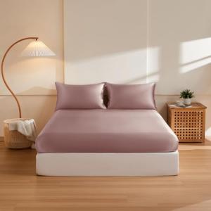 Luxury Mulberry Silk Queen Bed Sheet Set