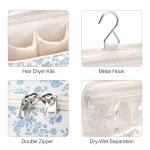 Quilted Travel Bag for Hair Tools and Accessories